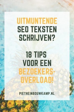 Een afbeelding van een ananas in een zwembad met een tekst er voor